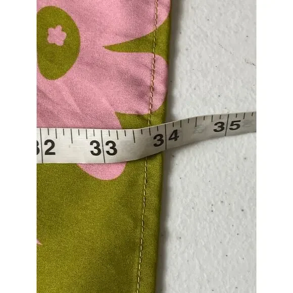 THML Celest Orange/Pink/Green Colorblock Floral Mini Dress Coquette Size Small - Picture 8 of 9